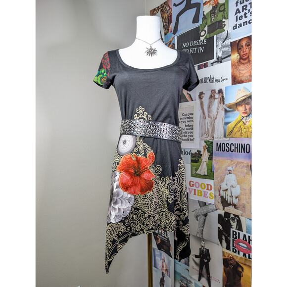Desigual Printed Dress - Picture 1 of 7